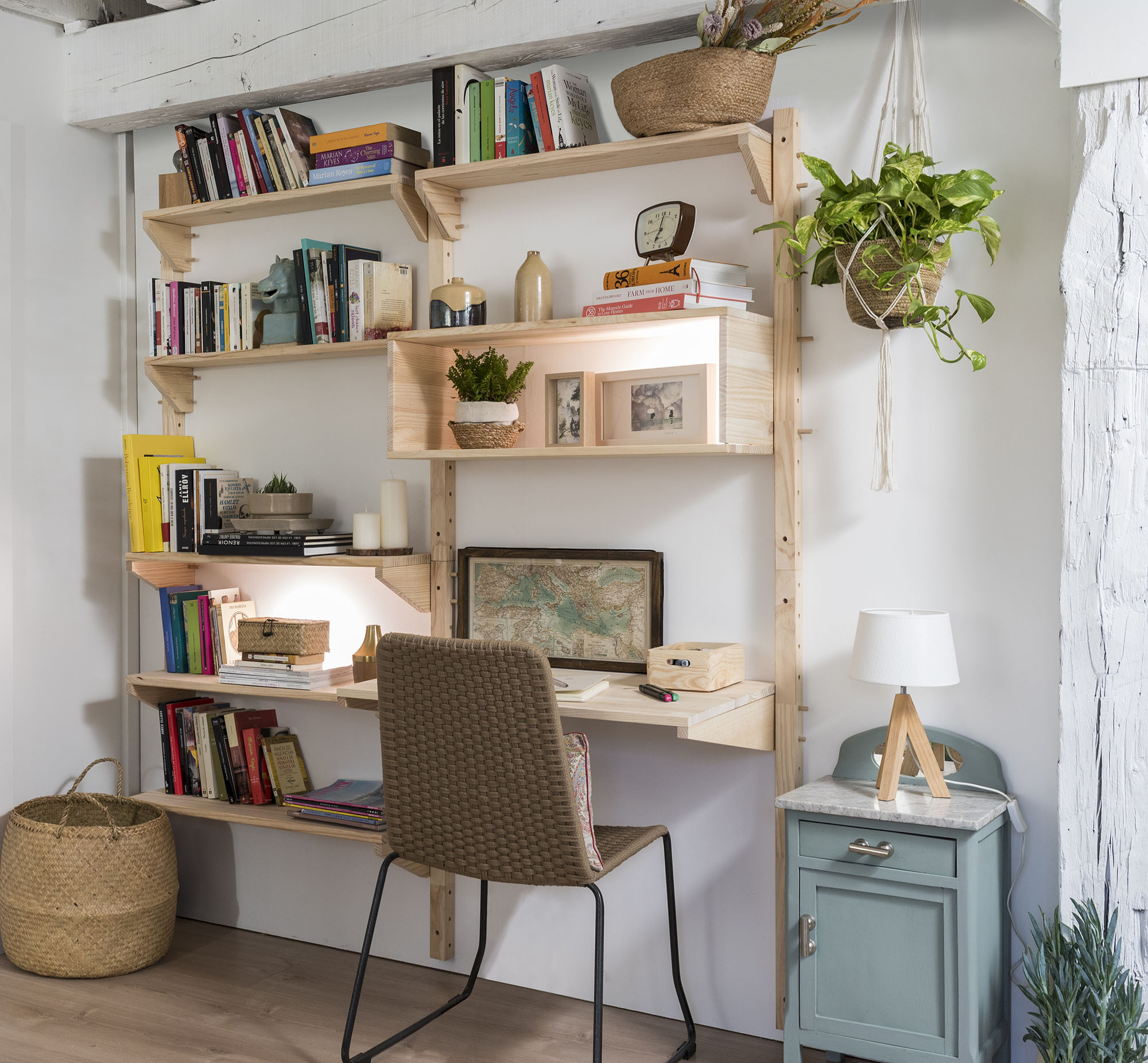 estanteria modular de pared wally